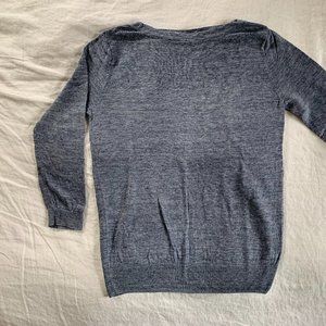 GUC Muji boat-neck, 3/4 length sleeve sweater